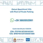 Luxury Beachfront With Pool & Private Parking Ostuni